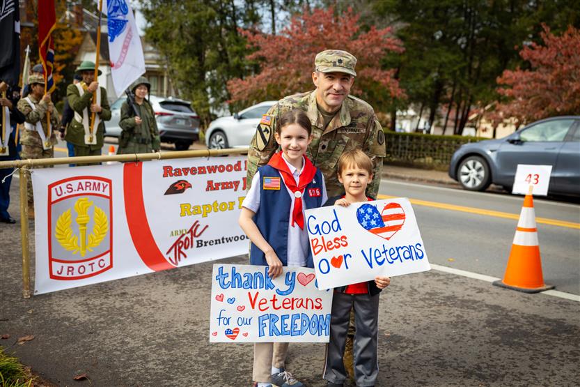 Students celebrate Veterans Day